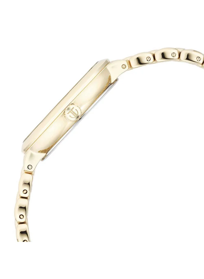 تيتان Women Analog Display Watch With Gold Stainless Steel Strap - 95246YM01