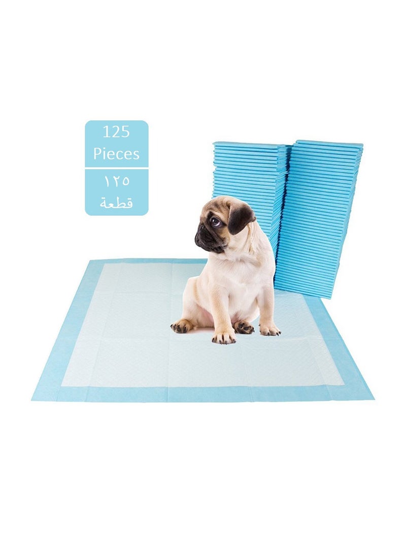 Cherry Medical Supply 125-Pieces Packed In 5 Pouches Cherry Medical Supply 60 Cm X 60 Cm Pet Training Pads And Puppy Pads Super Absorbent  - Image 1