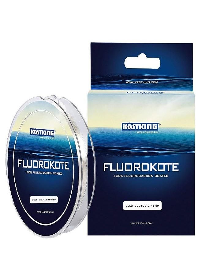 Kastking - KastKing FluoroKote Fishing Line,20LB,150Yard - Image 1
