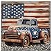 PPuzzling American Truck Puzzles for Adults 1000 Pieces Vintage USA Flag Jigsaw Puzzles Retro Patriotic Challenging Puzzle - Image 2