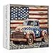 PPuzzling American Truck Puzzles for Adults 1000 Pieces Vintage USA Flag Jigsaw Puzzles Retro Patriotic Challenging Puzzle - Image 4