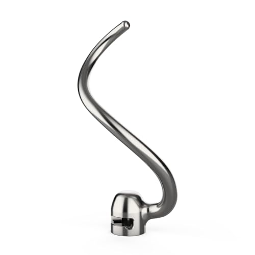 YANUS Stainless Steel Dough Hook Replacement for KitchenAid 5qt-6qt, Bowl-Lift Stand Mixer Accessories Fit for Professional 5 Plus and 600 Seris Mixers (KV25 KP25 KP26 KL26 KT26 KSM55/60 KSM6521) - Image 1