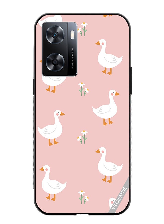 VR CREATIVE Protective Case Cover For OnePlus Nord N20 SE Cute White Swan Goose Design Multicolour - Image 1