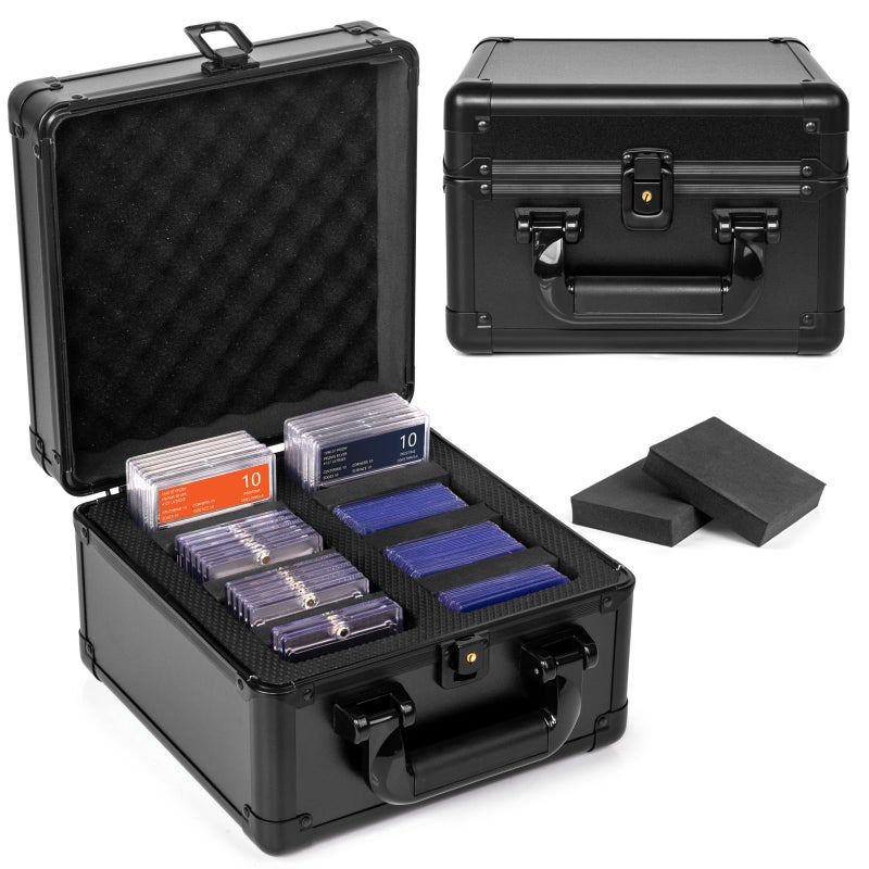 ULTRGEE Top Loader Storage Box Graded Card Storage Boxes Trading Card Organizer Cases PSA Card Case Slab Case Holder for Sports Cards Holds 186 Top Loaders - Image 2