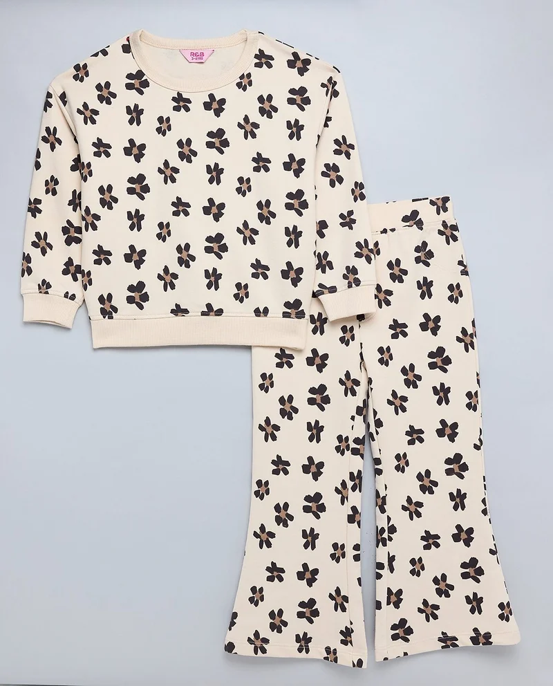 أر أند بي Printed Sweatsuit Set
