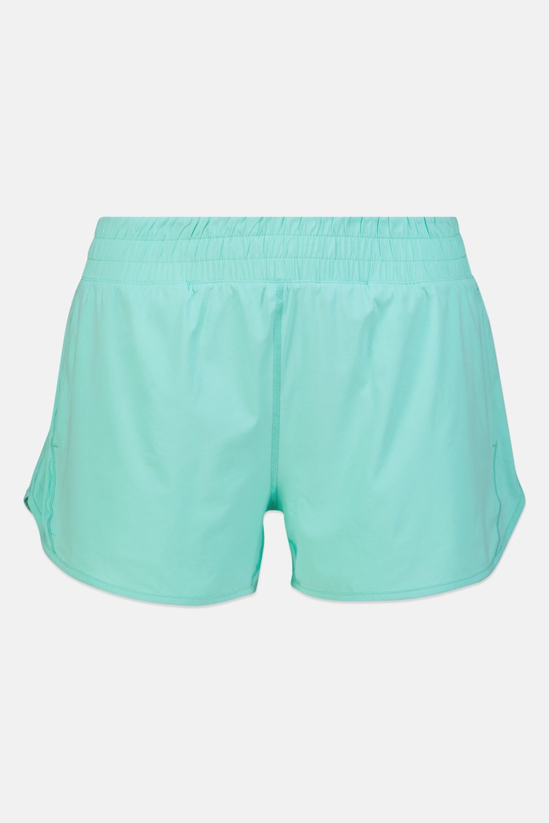 Member's Mark شورتات تدريب سادة للنساء، مقاس 4، لون أخضر نعناعي - Image 2