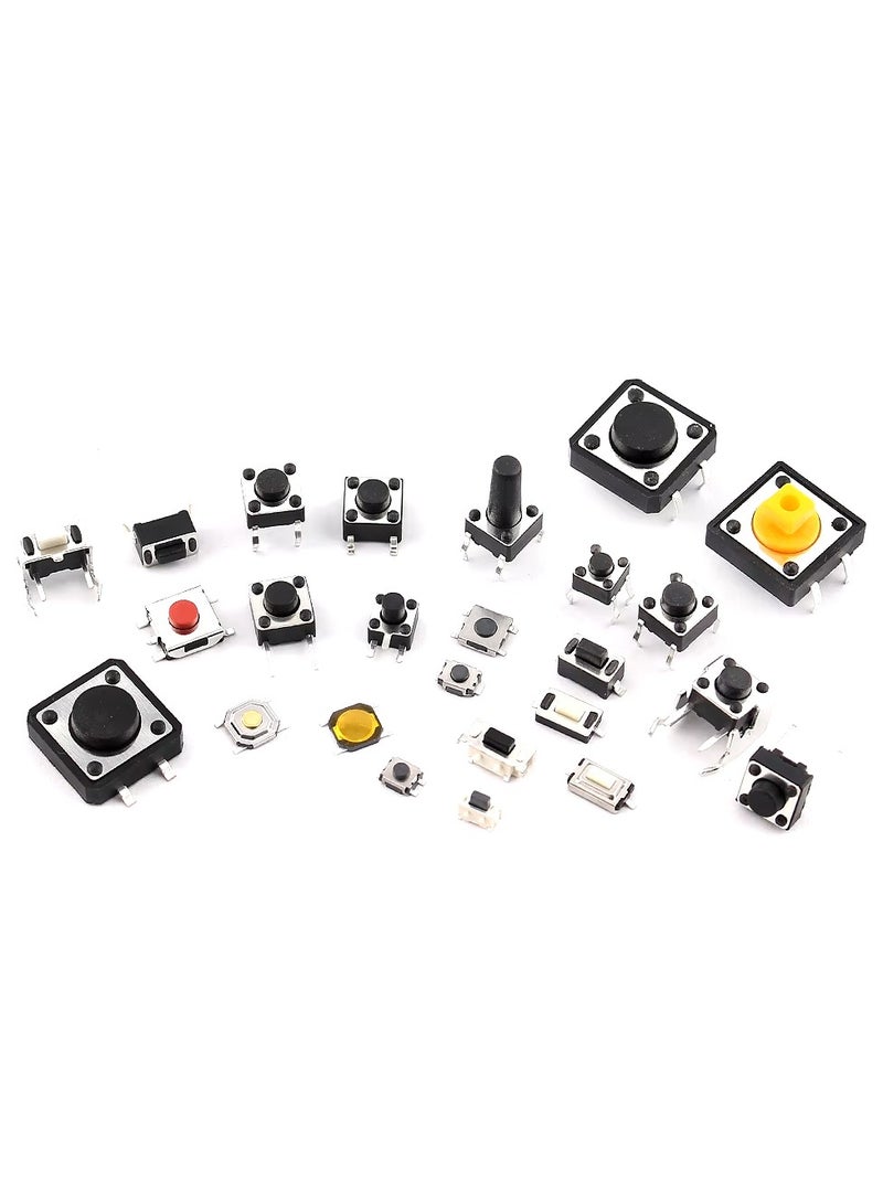 Switches Assorted Micro Push Button Tact Switch Reset Mini Leaf Switch DIP 2*4 3*6 4*4 6*6 diy kit