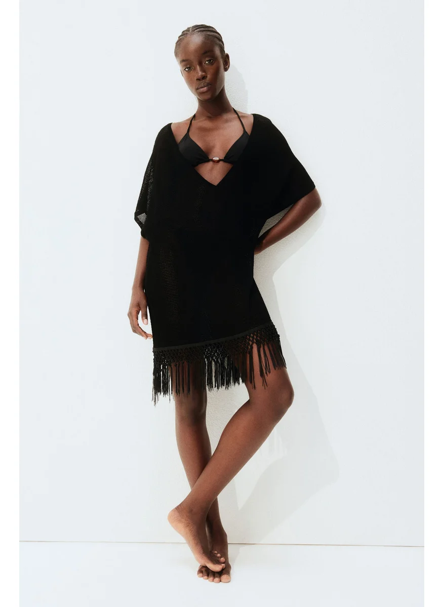 اتش اند ام Hole-Knit Beach Kaftan