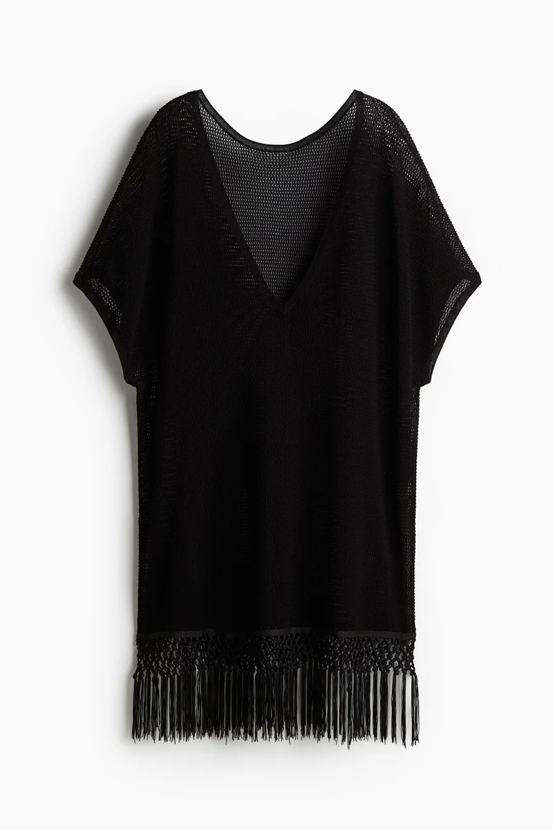 H&M Fringe Knit Dress