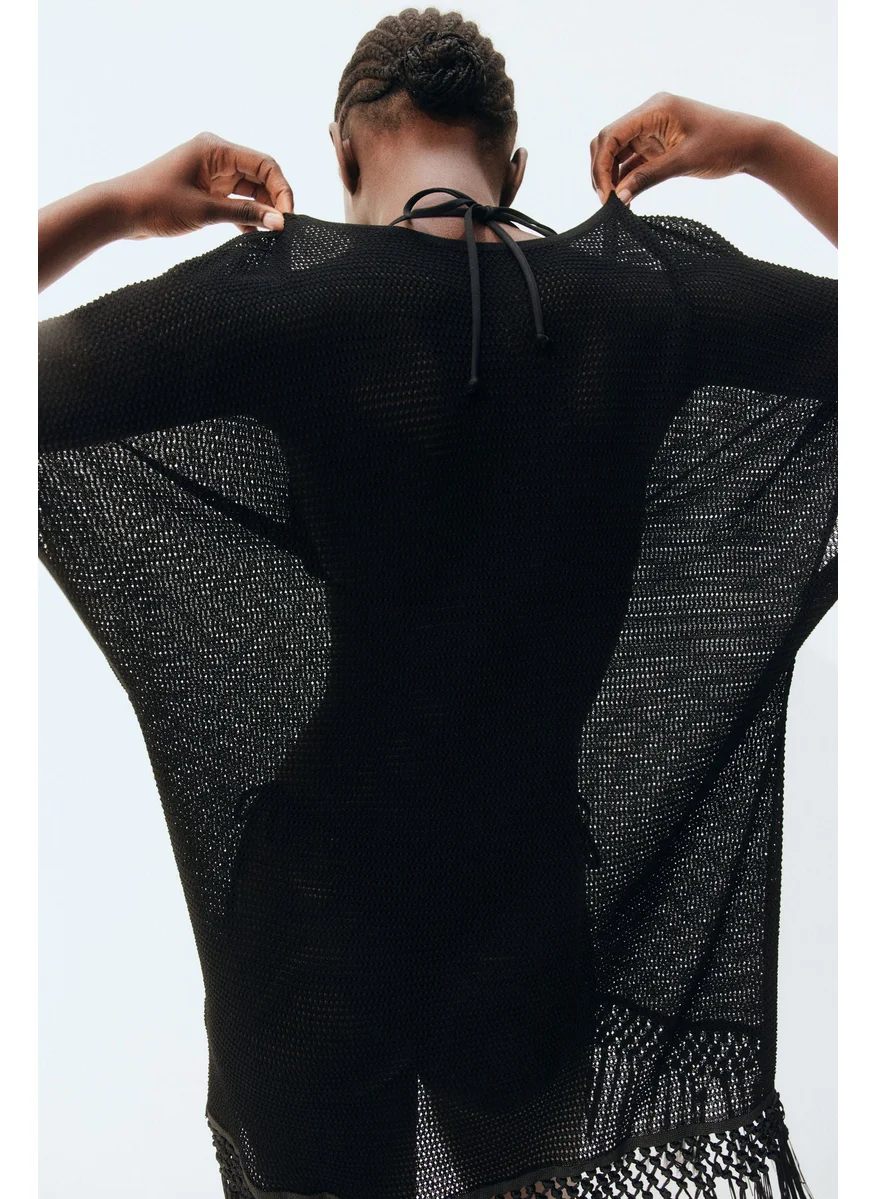 اتش اند ام Hole-Knit Beach Kaftan