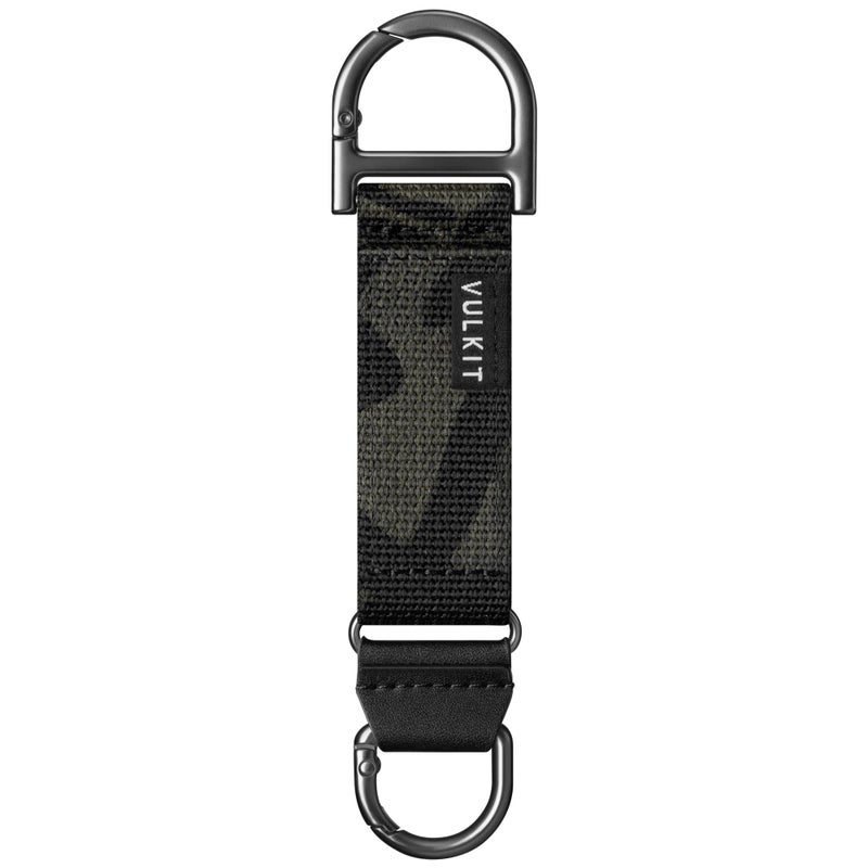 VULKIT Heavy Duty Keychain Durable Nylon Strap for Belt Loop, Molle Pouch, Backpack, Quick Release Key Rings - Image 1
