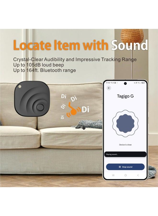 Reyke 2026 Upgraded Android Air Tracker 4 Pack, Bluetooth Tracker for Android Phones, Compatible with Google Find Hub Device, Item Locator for Keys, Luggage, Backpack, Travel - Image 3