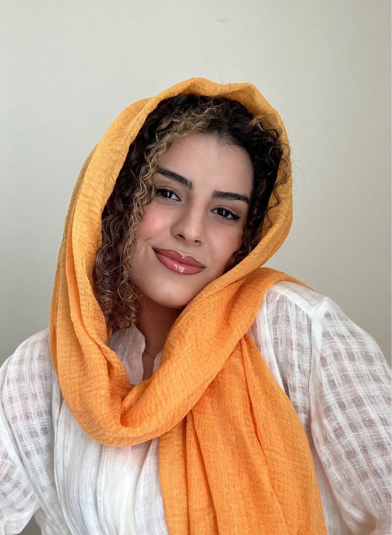 ذا انتايتيلد بروجكت تانجرين تانغو - كرينكل أورغانيك كوتون سكارف - Image 3