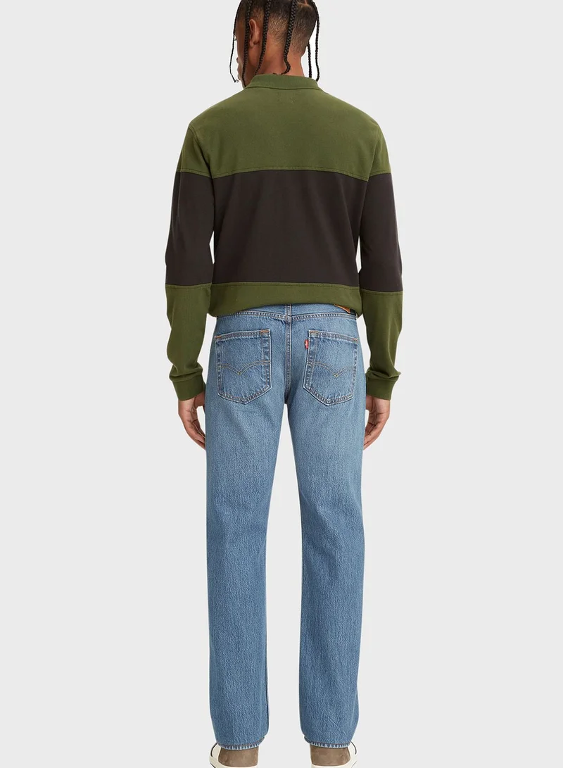 Levi's Mid Wash Straight Fit Jeans
