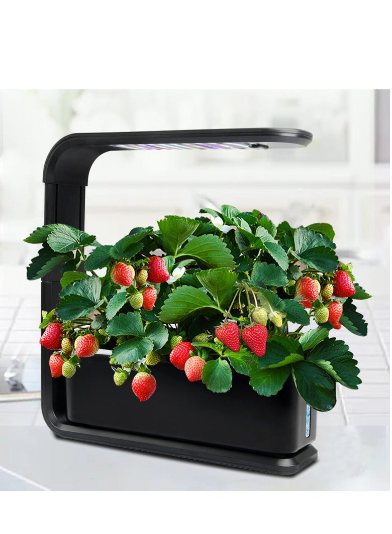 Generic Hydroponics Growing System Kits,  3 Pods Indoor Smart Garden with Full Spectrum LED Grow Lights Hydroponic Planting Herbs Pots/Height Adjustment,Black - Image 2