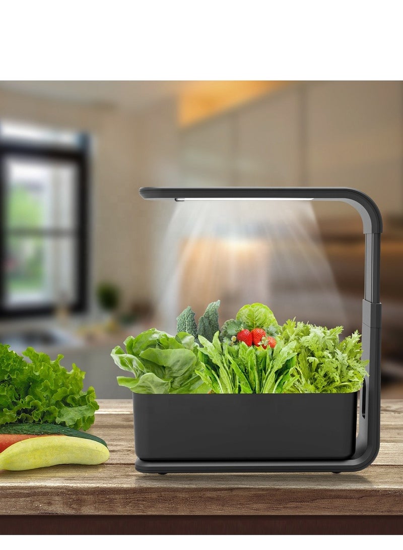 Generic Hydroponics Growing System Kits,  3 Pods Indoor Smart Garden with Full Spectrum LED Grow Lights Hydroponic Planting Herbs Pots/Height Adjustment,Black - Image 3