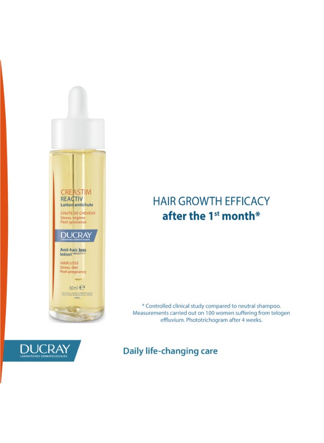 DUCRAY - Creastim Reactiv Lotion Antichute - Anti Hair Loss Lotion 60ml - Image 1