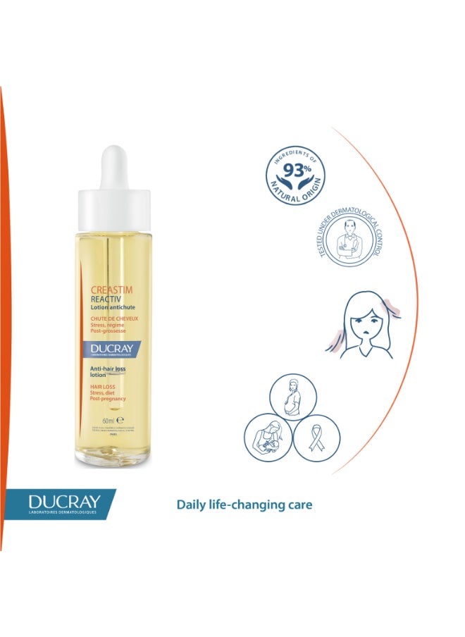 DUCRAY - Creastim Reactiv Lotion Antichute - Anti Hair Loss Lotion 60ml - Image 1