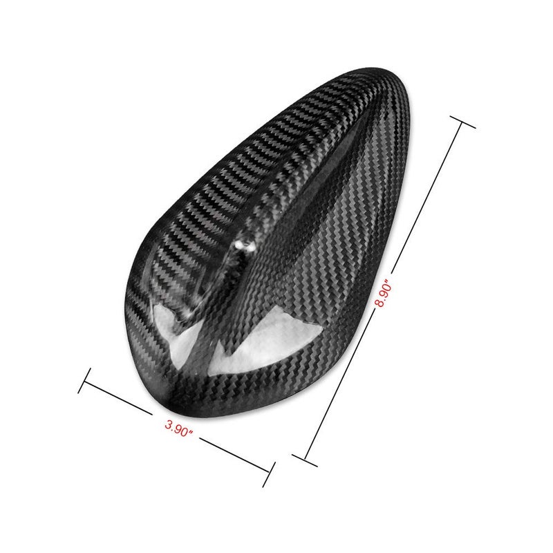 AIRSPEED Carbon Fiber Car Shark Fin Antenna Cover Radio Signal Base Sticker for BMW F22 F87 M2 F30 F35 F80 M3 G20 F32 F36 F82 M4 G30 G38 F90 M5 G11 G12 Accessories (Black) - Image 2