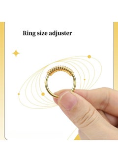 Generic Set of 4 Silicone Ring Sizers in Different Sizes - Gold  - Image 4