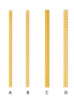 Generic Set of 4 Silicone Ring Sizers in Different Sizes - Gold  - Image 3