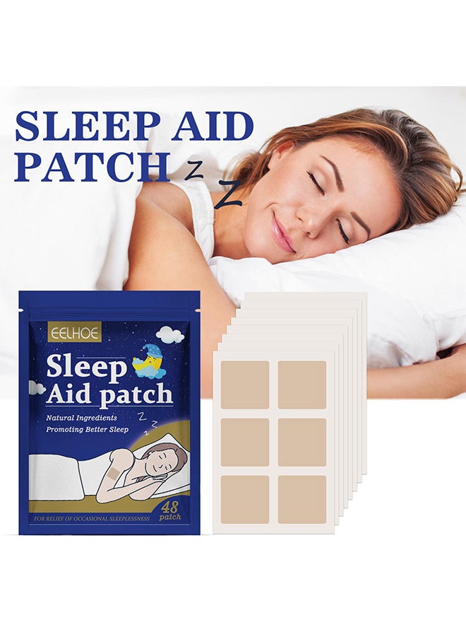 EELHOE Muscle Soothing Sleep Aid Patch - 48 Patches All Natural Deeps Sleep Patches For Women And Man - Supports Rest And Rejuvenation  - Image 1