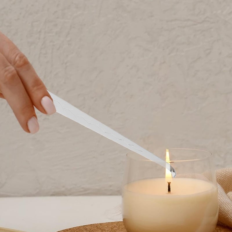 2pcs Wick Dipper Tool: Stainless Smokeless Candle Snuffer - Wick Extinguishing Hook with Long Handle - Aromatherapy Accessory for Jar Pillar Candles - Image 3