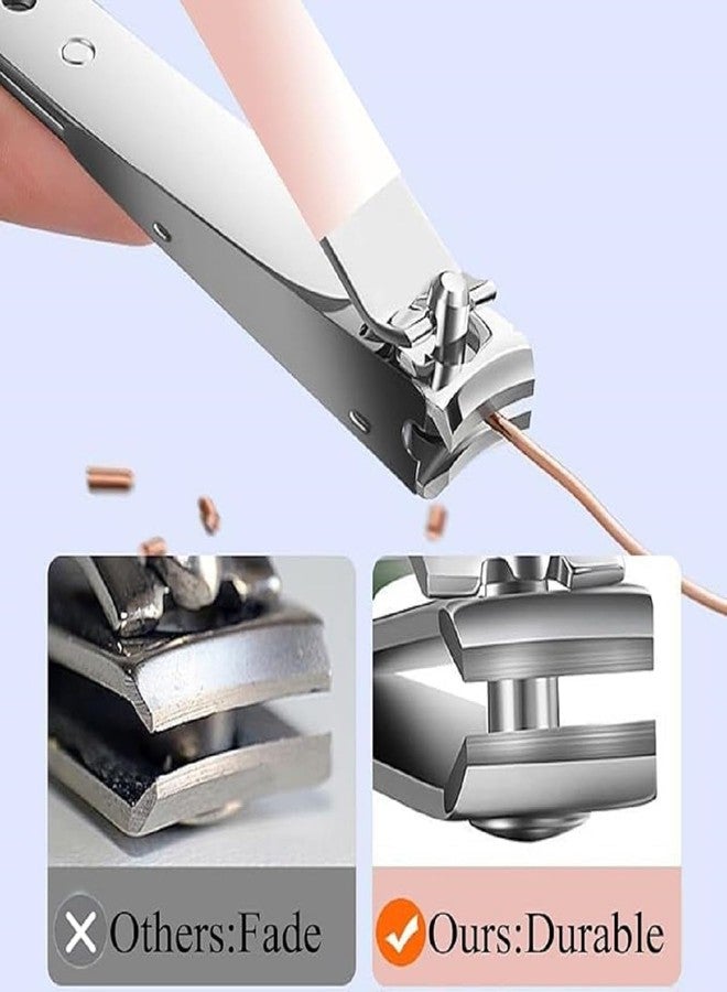 Kychex Professional Stainless Steel Nail Clipper Set, 4-Piece Manicure Pedicure Kit with File and Cuticle Pusher - Image 4