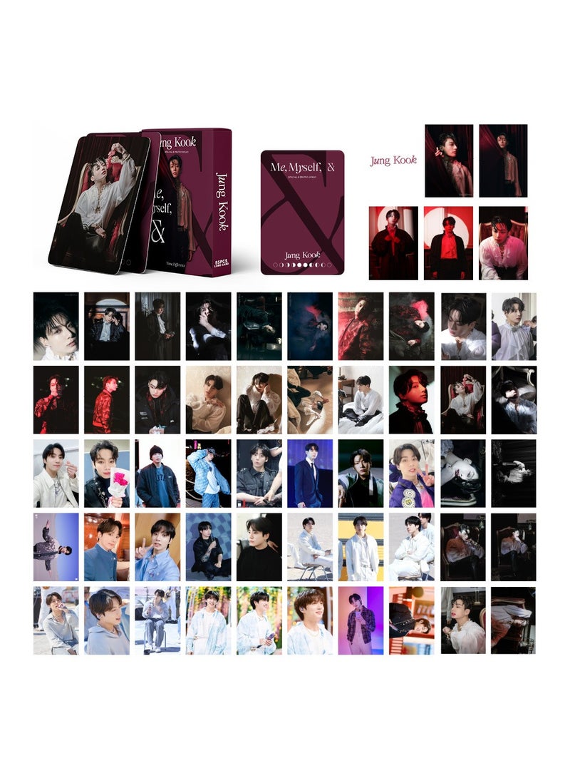 بطاقات صور جونغكوك-الأحمر-لومو الجديدة 55 قطعة - Image 2