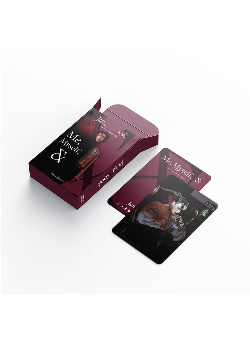 بطاقات صور جونغكوك-الأحمر-لومو الجديدة 55 قطعة - Image 4