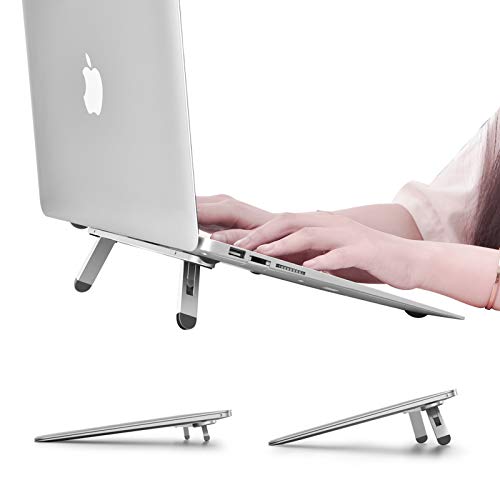 nediea Laptop Stand for Desk,Laptop Cooling Stand,Keyboard Riser, Ergonomic Laptops Elevator for Desk, Laptops Riser Compatible with MacBook Air Pro, with Dell, with HP, More 10-15.6” Computer - Image 1