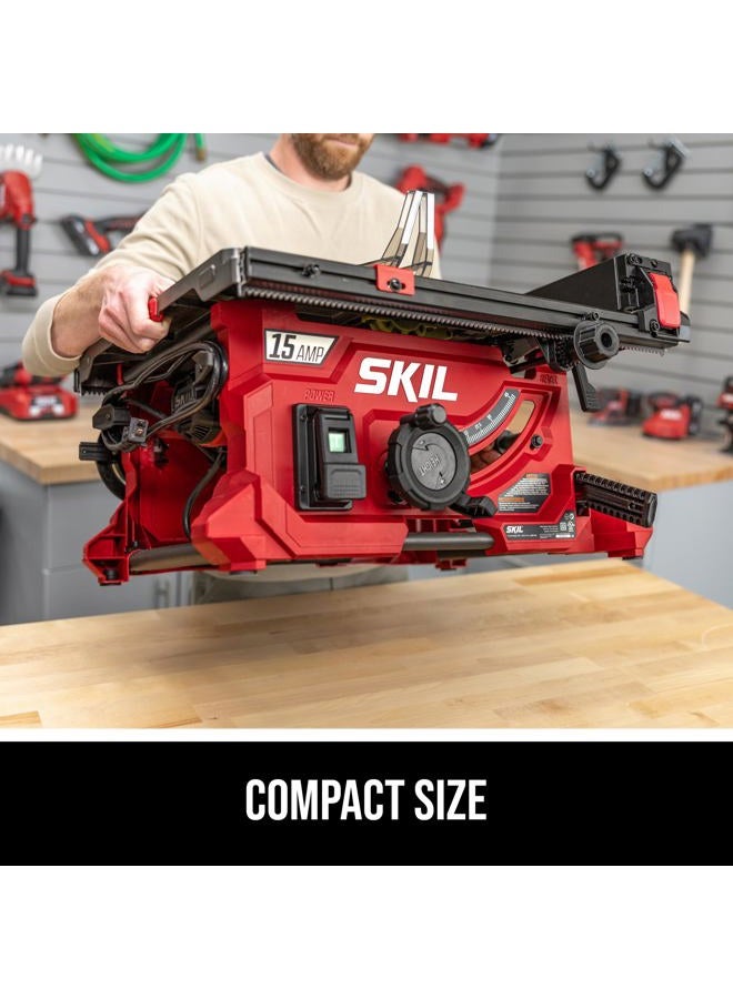 SKIL منشار طاولة محمول مدمج SKIL بقوة 15 أمبير وقطر 8-1/4 بوصة (الحامل غير متضمن) – TS6308-00 - Image 4