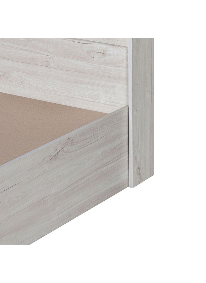 Danube Home Tisley King Bed With Under Bed Storage Sturdy Modern Design Wooden Double Bed Frame Furniture L 216.4 x W 188.5 x H 100 cm L.Oak/White Faux Marble - pzsku/Z109E558CAC37EEB94ED3Z/45/_/1713973035/40f3ba0c-8462-4d6d-ac1e-ad7d9bf0936d