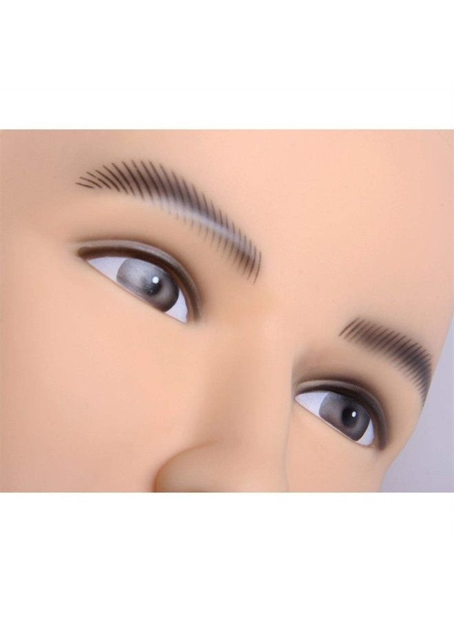 Newshair NEWSHAIR Bald Mannequin Head Male Wig Head Professional Cosmetology for Wig Making and Display Hat Helmet Glasses or Masks Display Head Model with Free Clamp Stand  - Image 3