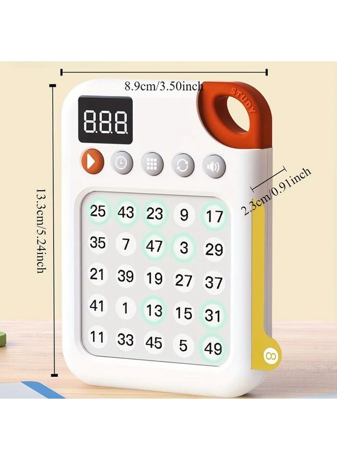 White Portable Puzzle Board Game With Cards Educational Toy For Kids Ages 6 Plus - Image 2