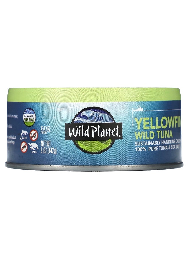 Wild Planet Wild Planet, Yellowfin Wild Tuna , 5 oz (142 g)  - Image 1
