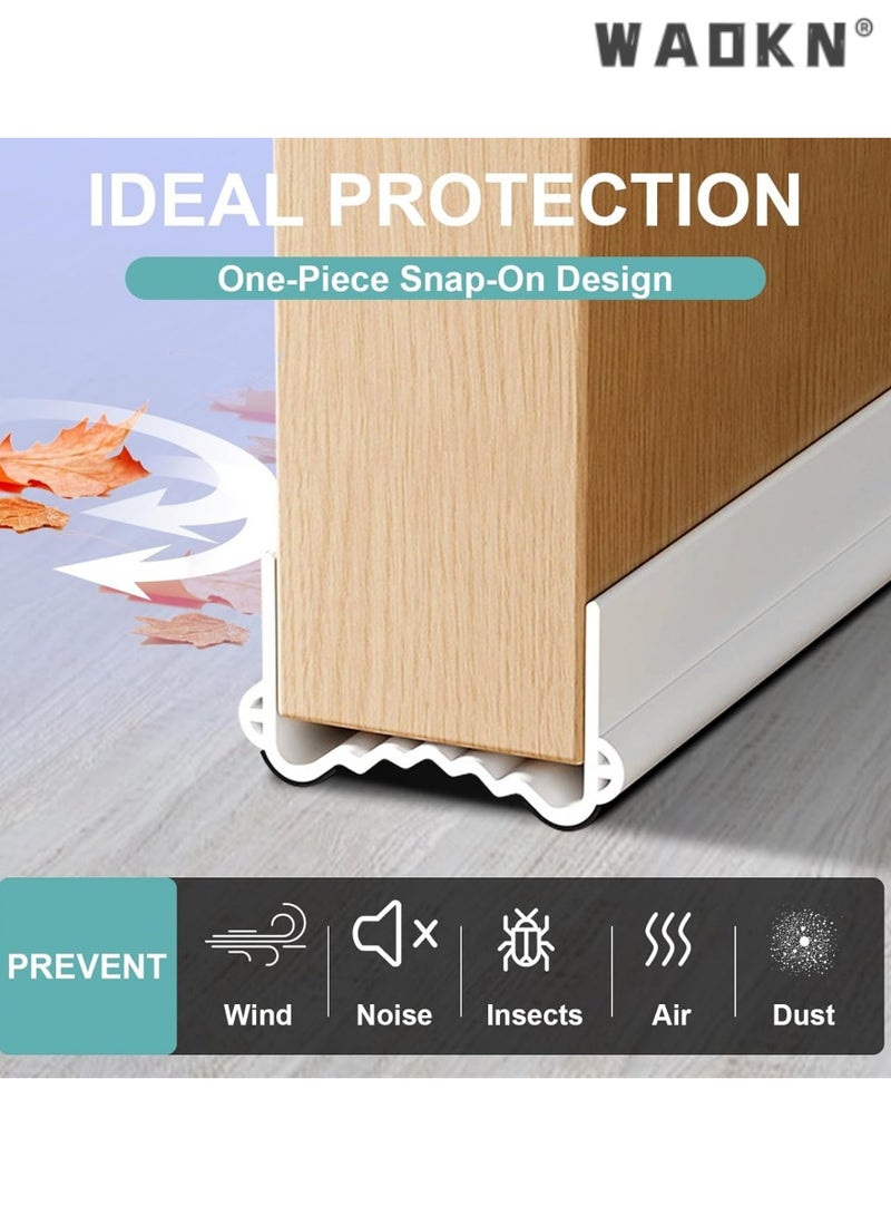 دبليو أيه أو كي أن 100 سم باب سدادة ، بولي كلوريد الفينيل الباب السفلي الختم ، ختم مزدوج ، حار اكتساح ، قطع ، ومكافحة الحشرات ، عزل الصوت ، باب سدادة ، متعددة الوظائف . - Image 3