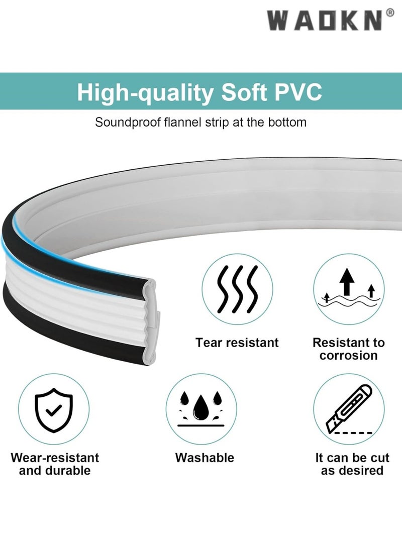 دبليو أيه أو كي أن 100 سم باب سدادة ، بولي كلوريد الفينيل الباب السفلي الختم ، ختم مزدوج ، حار اكتساح ، قطع ، ومكافحة الحشرات ، عزل الصوت ، باب سدادة ، متعددة الوظائف . - Image 4