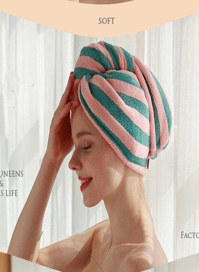 Anvika Microfiber Hair Towel Wrap for Women | Adjustable Hair Drying Turban with Button | Super Absorbent, Anti-Frizz & Quick Dry Hair Towel for Long, Short & Thick Hair (1 Pc) - Image 3