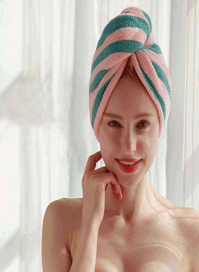 Anvika Microfiber Hair Towel Wrap for Women | Adjustable Hair Drying Turban with Button | Super Absorbent, Anti-Frizz & Quick Dry Hair Towel for Long, Short & Thick Hair (1 Pc) - Image 1