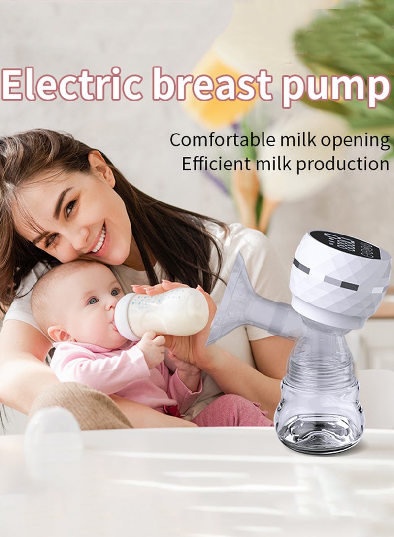 EzzySo مضخة ثدي كهربائية 106° تصميم مريح ضخ فعال صامت نوع مضخة مضادة للتدفق شحن Type-C محمولة ومريحة للأمهات المرضعات - Image 2