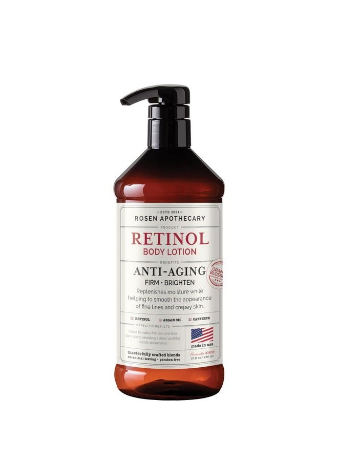 Pharm to Table - Rosen Apothecary Antiaging Retinol Body Lotion Caffeine Firms Skin Boosts Collagen Restores Youthful Glow 480Ml - Image 1