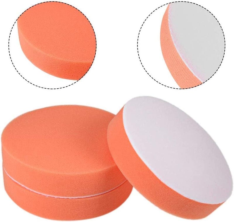 Inditrust PLAIN Foam PAD (Sponge) Car Clean Polishing Buffing Waxing Pad 7inch for Fitting to 7inch Backing pad (2 PCS) - Image 5
