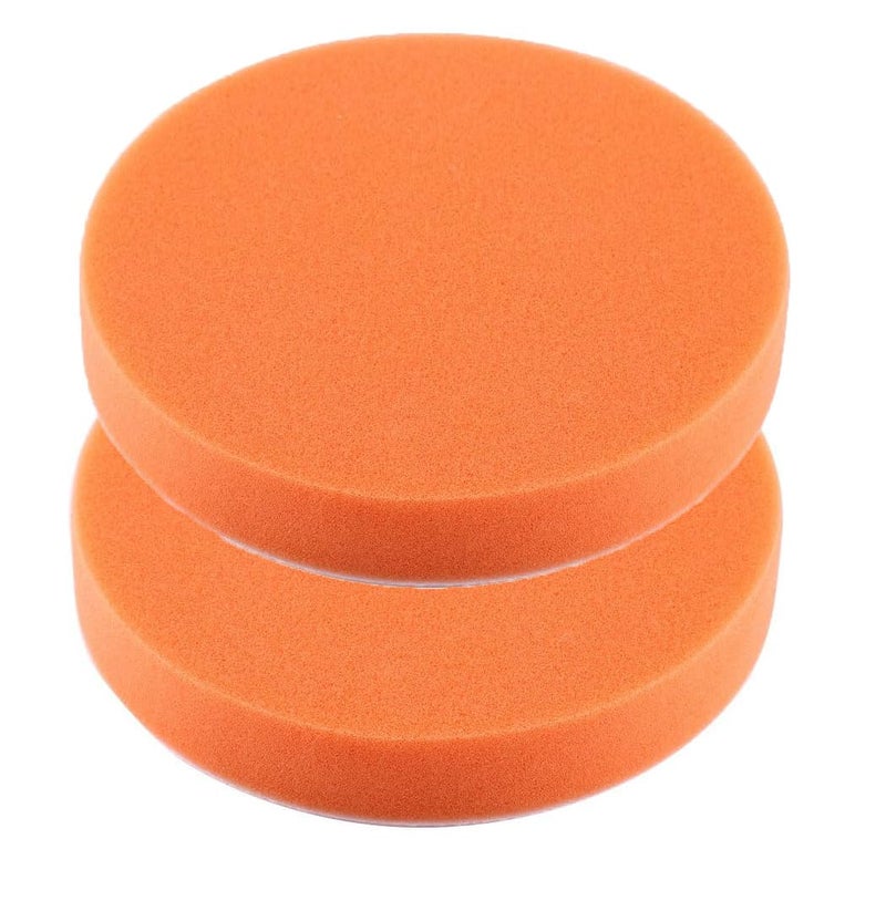 Inditrust PLAIN Foam PAD (Sponge) Car Clean Polishing Buffing Waxing Pad 7inch for Fitting to 7inch Backing pad (2 PCS) - Image 1