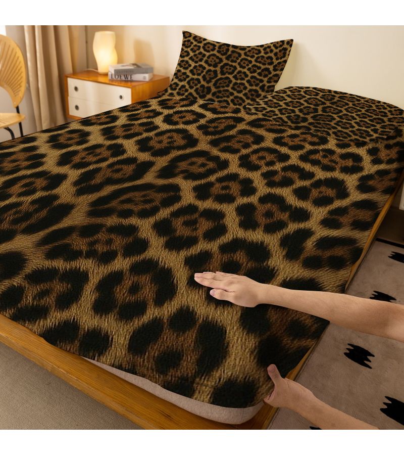 1pc Brushed Bed Skirt Full Size Fitted Sheet Deep Pocket Soft Fabric Anti Slip Mattress Protector 360 Degree Full Wrap Comfortable Fit Bedding - Image 2