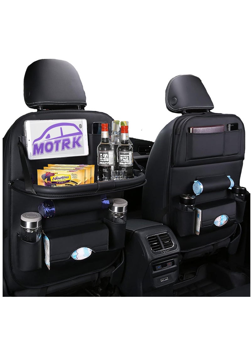 MOTRK MOTRK 2Pack Car Seat Organizers and storage | Car backseat organizer Car Back Seat Organizer Foldable with Touch Screen Tablet Holder Car Organizers and Storage, Upgraded Car Seat Organize  - Image 2