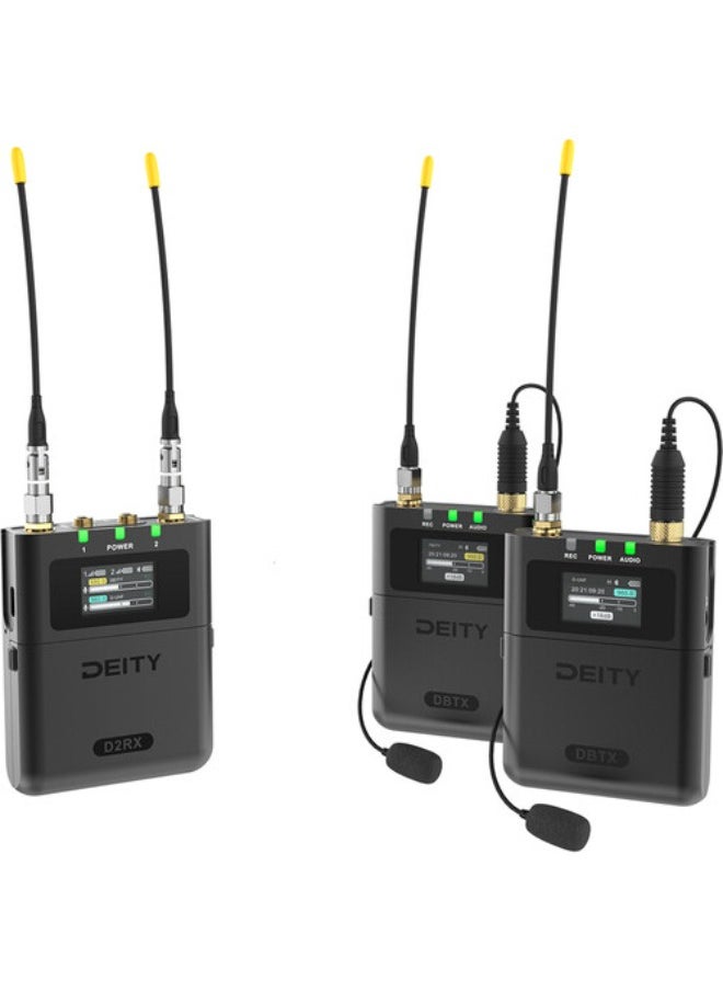 Deity Microphones Theos Digital 2-Person Camera-Mount Wireless Omni Lavalier Microphone System (550 To 663 MHz)