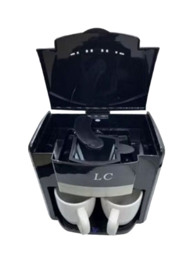 ال سي صانعة قهوة كهربائية 500 واط مع كوبين - Image 2