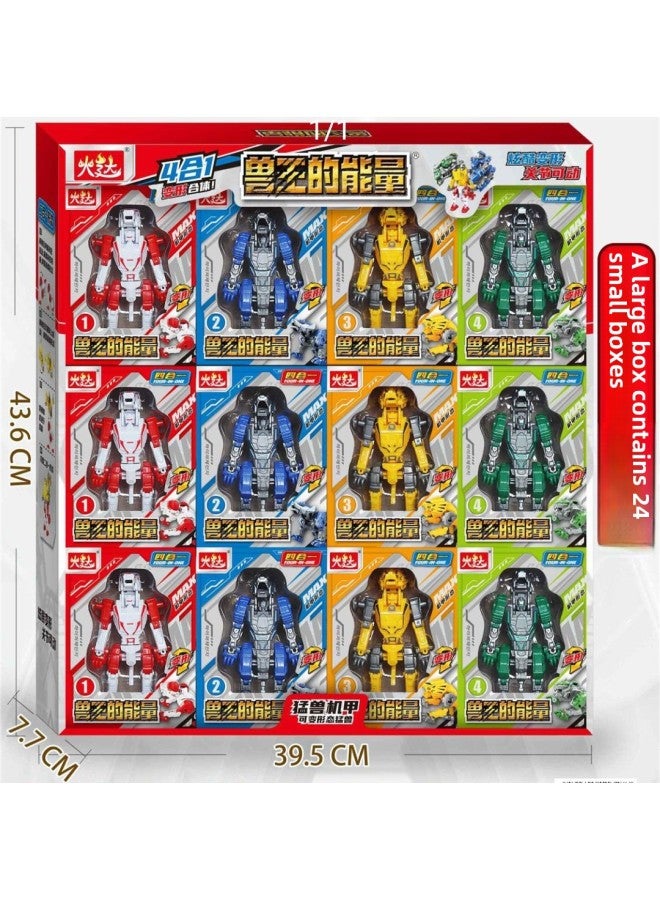 Can Deformation Robot Soda Creative Toy Model Hand-made Boy Birthday Gift Supermarket Wholesale-Color:53846 12 1 Big Box (1 Price)  0758-18 - Image 4