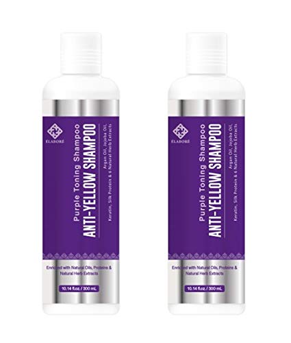 Elabore 2 Pack Purple Toning Shampoo - Anti Yellow Shampoo 10.14fl.oz/300ml - Image 2